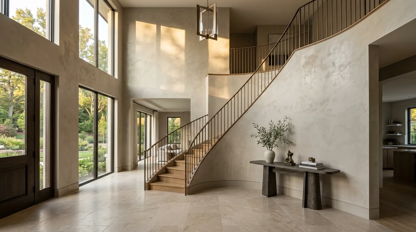 Metallic epoxy with gold veining